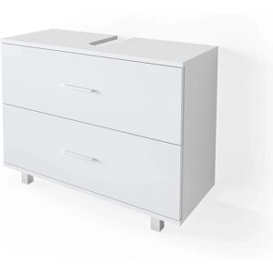 Armoire de salle de bain blanche Vicco Ilias - Rangement, Montage facile - Publicité Armoire de salle de bain blanche Vicco Ilias - Rangement, Montage facile - Publicité