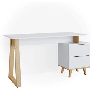 Vicco Escritorio Nautica - Estilo Escandinavo, Blanco, 138x60cm Vicco Escritorio Nautica - Estilo Escandinavo, Blanco, 138x60cm