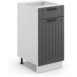 Vicco Mueble bajo de cocina compacto - Cierre suave, estilo campestre Vicco Mueble bajo de cocina compacto - Cierre suave, estilo campestre