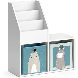 Vicco - Estantería infantil Luigi - Blanco - 72 x 79 cm - Almacenamiento para niños Vicco - Estantería infantil Luigi - Blanco - 72 x 79 cm - Almacenamiento para niños
