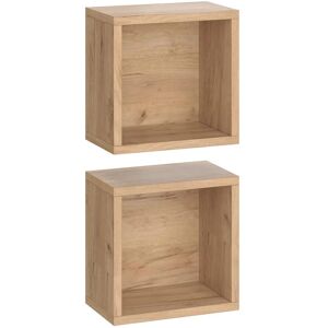 Vicco Senyo Wandregal - 25x25cm, Set aus 2, Gold Vicco Senyo Wandregal - 25x25cm, Set aus 2, Gold