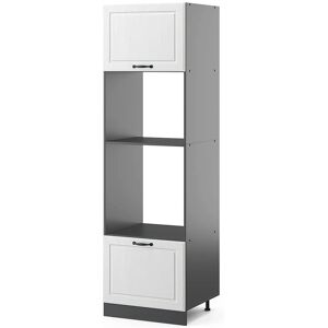 Vicco Armoire micro-ondes - Style cottage rustique 60cm - Publicité Vicco Armoire micro-ondes - Style cottage rustique 60cm - Publicité