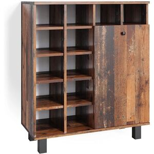 Gabinete de baño Vicco Fynn - Roble rústico - Resistente a la humedad - 78.4x91.6cm Gabinete de baño Vicco Fynn - Roble rústico - Resistente a la humedad - 78.4x91.6cm