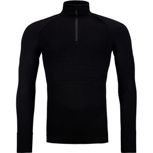Ortovox Svart Raven Merino Zip Neck - Basplagg - Herr Ortovox Svart Raven Merino Zip Neck - Basplagg - Herr