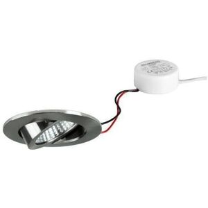 Brumberg Nickel LED-Einbaustrahler - 6W, Phasenabschnitt, IP20 Brumberg Nickel LED-Einbaustrahler - 6W, Phasenabschnitt, IP20