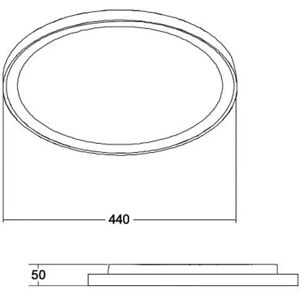 Brumberg LED-Anbauleuchte - Phasenabschnitt dimmbar - 3750 lm - IP20 Brumberg LED-Anbauleuchte - Phasenabschnitt dimmbar - 3750 lm - IP20