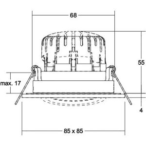 Projecteur encastré LED Brumberg IP65 - Modèle 40488183 - Publicité Projecteur encastré LED Brumberg IP65 - Modèle 40488183 - Publicité