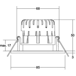 Ensemble de Downlight LED Brumberg - IP65, Dimmable, 230V, Noir, 620lm - Publicité Ensemble de Downlight LED Brumberg - IP65, Dimmable, 230V, Noir, 620lm - Publicité
