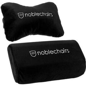 noblechairs Zwart/Wit Kussen Set - Nek- & Lumbarondersteuning noblechairs Zwart/Wit Kussen Set - Nek- & Lumbarondersteuning