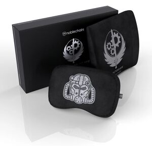 Ensemble d'oreillers Brotherhood of Steel de noblechairs - Accessoires pour Chaises Gaming - Publicité Ensemble d'oreillers Brotherhood of Steel de noblechairs - Accessoires pour Chaises Gaming - Publicité