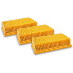vhbw 3x Flat Pleated Filter - Vacuum Cleaner Accessories vhbw 3x Flat Pleated Filter - Vacuum Cleaner Accessories