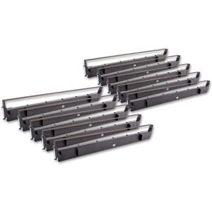 VHBW 10x Ribbon Labeling Tape - Black for Epson S015020 VHBW 10x Ribbon Labeling Tape - Black for Epson S015020