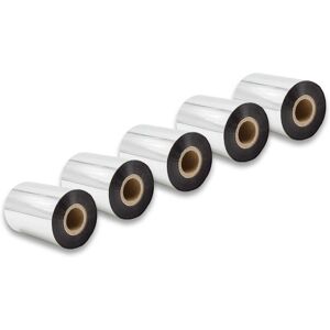 vhbw 5x Thermal Transfer Ribbon - Black - 90mm x 300m vhbw 5x Thermal Transfer Ribbon - Black - 90mm x 300m