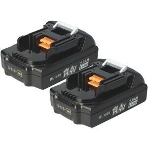 vhbw 2x Batería para Makita TW152DZ - Litio-ion, 14.4V, 2000mAh vhbw 2x Batería para Makita TW152DZ - Litio-ion, 14.4V, 2000mAh