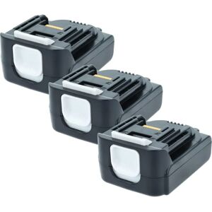 VHBW 3x Battery for Makita BHR162Z, BJR141Z, 14.4V, 2000mAh VHBW 3x Battery for Makita BHR162Z, BJR141Z, 14.4V, 2000mAh