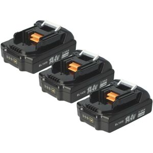 vhbw Makita Battery 3x 14.4V 2000mAh Li-Ion - Battery vhbw Makita Battery 3x 14.4V 2000mAh Li-Ion - Battery