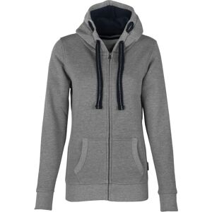 HRM HRM801 Slim Fit Grau Melange Kapuzenjacke - Sweatshirt HRM HRM801 Slim Fit Grau Melange Kapuzenjacke - Sweatshirt
