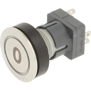 Pulsante in acciaio inox Schlegel 23.000.902 - Anello luminoso, simbolo 0, contatto elettronico Pulsante in acciaio inox Schlegel 23.000.902 - Anello luminoso, simbolo 0, contatto elettronico