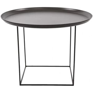 Table basse NORR11 Duke - Noir - Métal rond - Hauteur réglable - Publicité Table basse NORR11 Duke - Noir - Métal rond - Hauteur réglable - Publicité