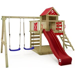 Wickey Wooden Playground Set with Slide and Swing - Safe Garden Fun Wickey Wooden Playground Set with Slide and Swing - Safe Garden Fun