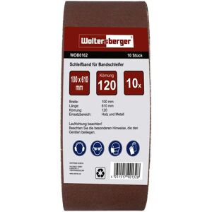WOLTERSBERGER - Bandes abrasives - 10 x 100x610mm P60 pour ponceuse à bande - Publicité WOLTERSBERGER - Bandes abrasives - 10 x 100x610mm P60 pour ponceuse à bande - Publicité