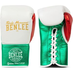 Gants de boxe Benlee William blanc/vert/rouge 10 oz - Publicité Gants de boxe Benlee William blanc/vert/rouge 10 oz - Publicité