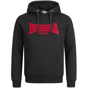 Lonsdale Men's Hoodie XL - Hooded Black Casual Sweatshirt Lonsdale Men's Hoodie XL - Hooded Black Casual Sweatshirt