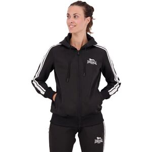 Set sportiv pentru femei LONSDALE Bromley - Capuță, Negru/Alb, 2XL Set sportiv pentru femei LONSDALE Bromley - Capuță, Negru/Alb, 2XL