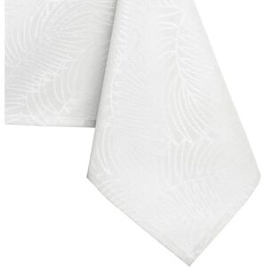 AmeliaHome Gaia White Rectangular Tablecloth - Tablecloth AmeliaHome Gaia White Rectangular Tablecloth - Tablecloth