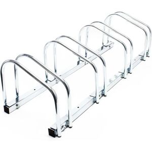 WILTEC Soporte para 4 bicicletas - Almacenamiento exterior de acero galvanizado WILTEC Soporte para 4 bicicletas - Almacenamiento exterior de acero galvanizado