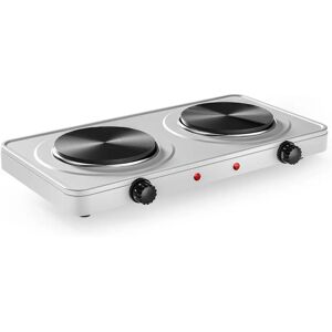 Wiltec Cocina doble eléctrica - 2000W Placa portátil para camping Wiltec Cocina doble eléctrica - 2000W Placa portátil para camping
