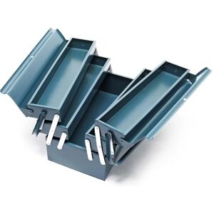 Wiltec Caja de herramientas - 530x200x200mm Acero 5 Compartimentos Wiltec Caja de herramientas - 530x200x200mm Acero 5 Compartimentos