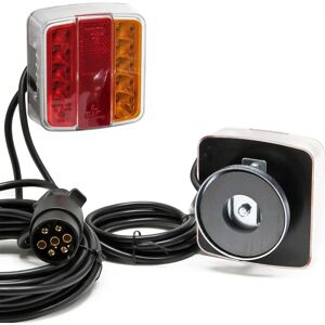 Wiltec Éclairage LED magnétique pour remorque - 7 broches 12V E11 - Publicité Wiltec Éclairage LED magnétique pour remorque - 7 broches 12V E11 - Publicité