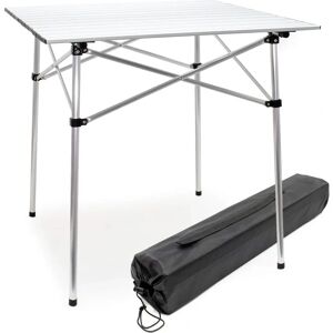 Wiltec Tavolo pieghevole in alluminio 70x69 cm - Campeggio, Picnic Wiltec Tavolo pieghevole in alluminio 70x69 cm - Campeggio, Picnic