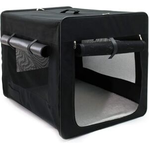 Wiltec Boîte de Transport XXL Noire - Transport pour animaux - Publicité Wiltec Boîte de Transport XXL Noire - Transport pour animaux - Publicité