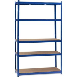 XPOTOOL Wiltec Étagère pour charges lourdes - 5 niveaux, 200kg, Bleu - Publicité XPOTOOL Wiltec Étagère pour charges lourdes - 5 niveaux, 200kg, Bleu - Publicité