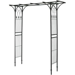 Wiltec Soporte para plantas y arco de jardín para rosas y trepadoras Wiltec Soporte para plantas y arco de jardín para rosas y trepadoras