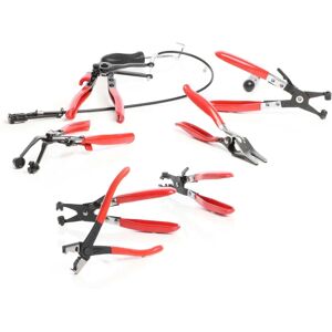 WILTEC - Juego de pinzas para abrazaderas de tubo - Set de pinzas para tubos WILTEC - Juego de pinzas para abrazaderas de tubo - Set de pinzas para tubos