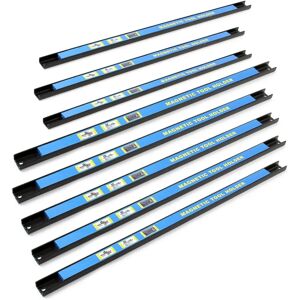 Ensemble de barres magnétiques WILTEC - 8x61cm, Acier, Jusqu'à 13kg - Publicité Ensemble de barres magnétiques WILTEC - 8x61cm, Acier, Jusqu'à 13kg - Publicité
