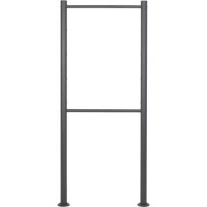 Wiltec - Soporte universal para 4 buzones - Acabado moderno en antracita Wiltec - Soporte universal para 4 buzones - Acabado moderno en antracita