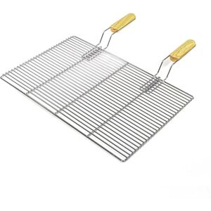 Wiltec Grill Rectangulaire en Acier Inox 67x40cm - Polyvalent Extérieur - Publicité Wiltec Grill Rectangulaire en Acier Inox 67x40cm - Polyvalent Extérieur - Publicité
