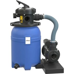 Sistema de filtro de arena Wiltec - 180W, 14L, 9000L/h - Piscina Sistema de filtro de arena Wiltec - 180W, 14L, 9000L/h - Piscina
