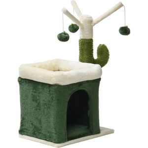Arbre à chat Fudajo - Design cactus, 70cm, sisal et balles - Publicité Arbre à chat Fudajo - Design cactus, 70cm, sisal et balles - Publicité
