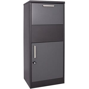 Xpotool - Boîte à colis anthracite 50x37x115cm avec serrure - Boîte à colis - Publicité Xpotool - Boîte à colis anthracite 50x37x115cm avec serrure - Boîte à colis - Publicité