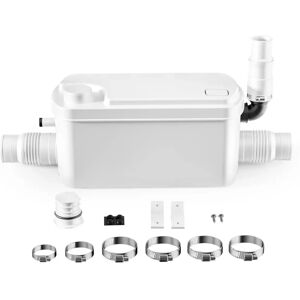 Pompe eaux usées Xpotool 250W - Hauteur max. 8,5m - Portée 85m - 3 entrées - Publicité Pompe eaux usées Xpotool 250W - Hauteur max. 8,5m - Portée 85m - 3 entrées - Publicité