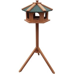 Nid à oiseaux Toboli avec support 115cm en bois résistant aux intempéries - Publicité Nid à oiseaux Toboli avec support 115cm en bois résistant aux intempéries - Publicité