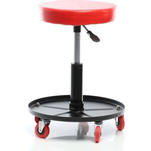 Taburete ajustable con ruedas y bandeja para herramientas - Xpotool Taburete ajustable con ruedas y bandeja para herramientas - Xpotool
