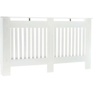 Housse de radiateur blanche Toboli 172x19x82cm MDF Décoration Moderne - Publicité Housse de radiateur blanche Toboli 172x19x82cm MDF Décoration Moderne - Publicité