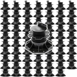 Xpotool Juego de 70 bases regulables para terrazas - Soportes para pisos elevados Xpotool Juego de 70 bases regulables para terrazas - Soportes para pisos elevados