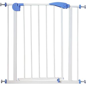 Barandilla de protección ajustable Toboli 75-82cm, Acero, Blanco Barandilla de protección ajustable Toboli 75-82cm, Acero, Blanco